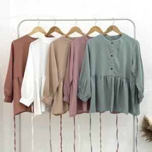 Peony Blouse Plain Casual