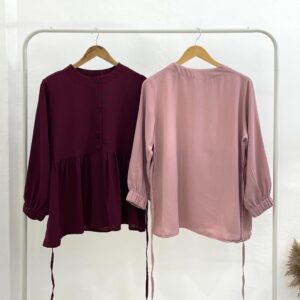 Peony Blouse Plain Casual